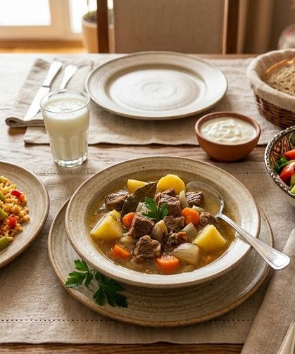 Akşama Ne Pişirsem Diye Düşünenlere: Yanına Salatasıyla Tam Bir Sofra Menüsü