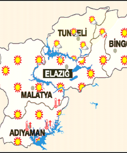 Elazığ’da Sıcaklıklar Bir Anda Yükseliyor! Termometreler 35 Dereceyi Görecek