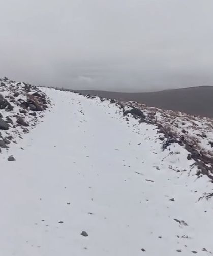 Malatya’nın O İlçesine Yılın İlk Karı Yağdı! Zirve Beyaza Büründü