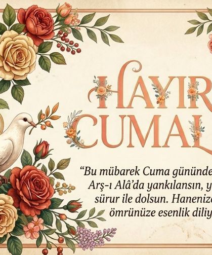 Hayırlı Cumalar! En Güzel Resimli Cuma Mesajları ve Dualar
