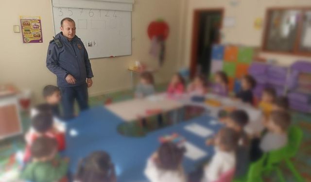 Darende’de Kur’an kursu öğrencilerine yangın eğitimi