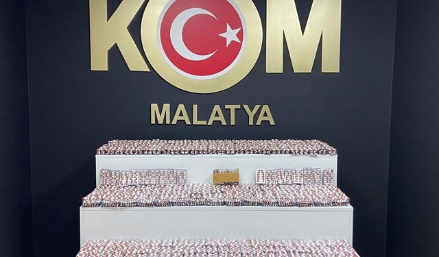 Malatya’da sentetik ecza operasyonu!