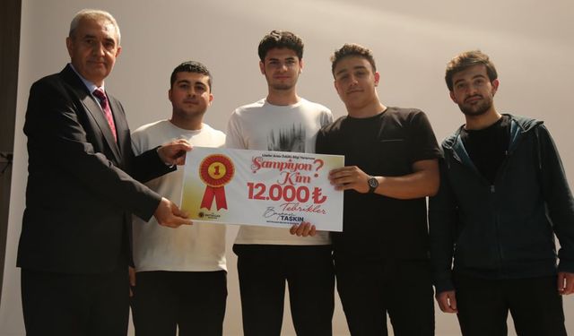 Battalgazi’de ‘’Şampiyon Kim?’’ Yarışmasının Birincisi Belli Oldu