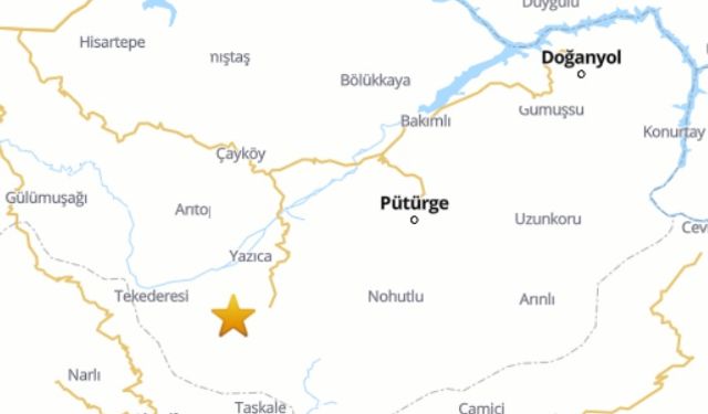 Pütürge sabah saatlerinde sallandı!