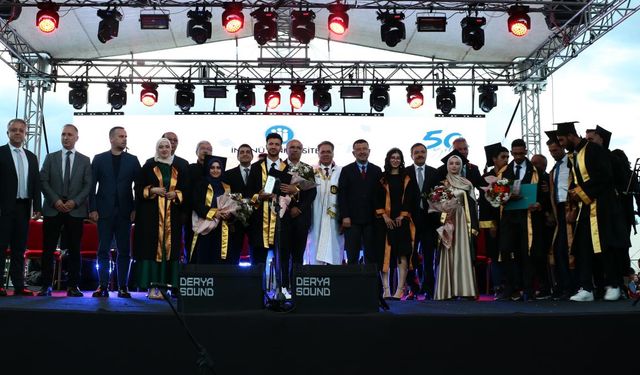 İnönü Üniversitesi yeni mezunlarını verdi