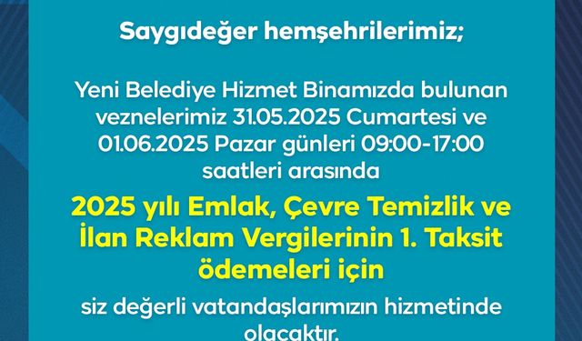 Yeşilyurt'ta Hafta Sonu Açık Olacak!