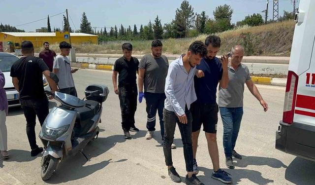 Adıyaman'da motosiklet devrildi: 2 yaralı