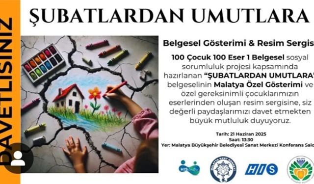 Malatya’da ‘Şubatlardan Umutlara’ davetlisiniz!