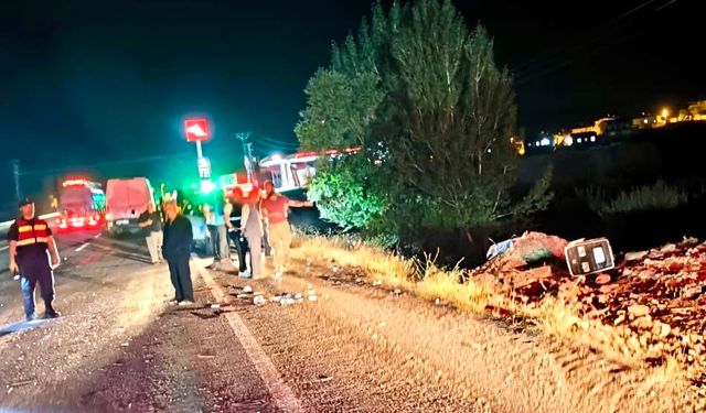 Doğanşehir’de traktör kazası! 1 ağır yaralı