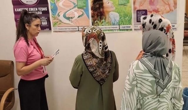 Elazığ’da kanser taraması hakkında bilgilendirme yapıldı