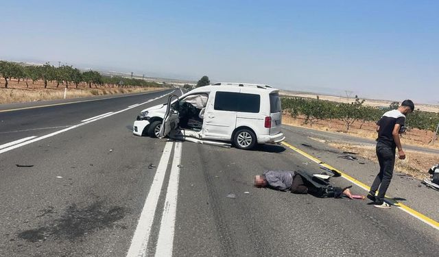 Şanlıurfa’da trafik kazası: 1’i ağır, 2 yaralı