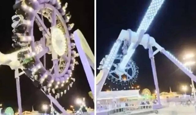Suudi Arabistan’da lunaparktaki oyuncak yere çakıldı: 23 yaralı