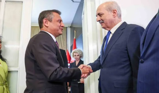 TBMM Başkanı Kurtulmuş, CHP Genel Başkanı Özel’i ziyaret etti