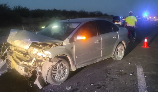 Malatya’da yola düşen çadır kazaya neden oldu!