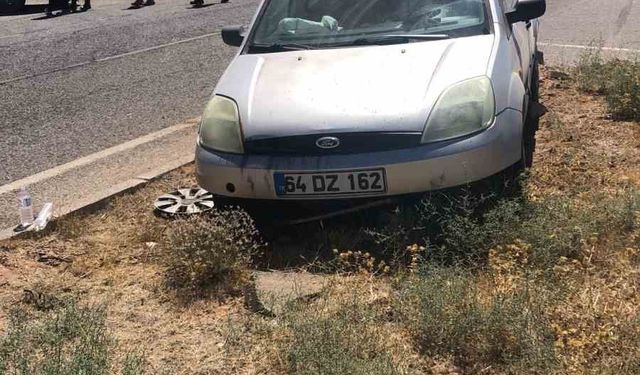Malatya'da kontrolden çıkan otomobil orta refüje çıktı: 1 yaralı