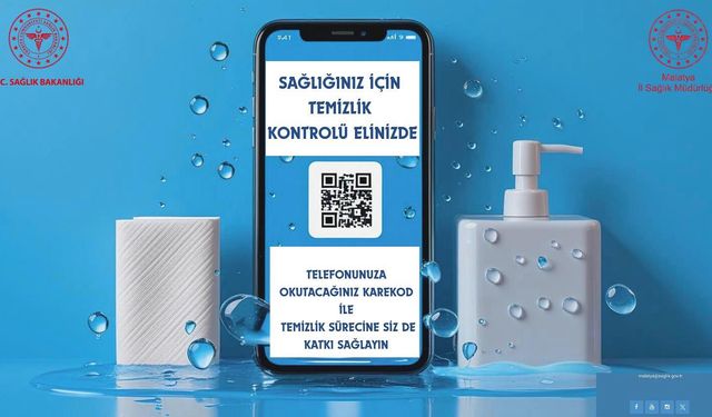 Malatya'da hastaneleri artık telefonunuz temizleyecek! Peki, nasıl?