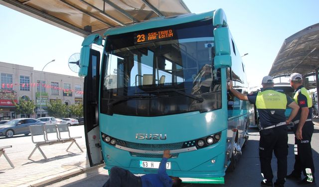 Şanlıurfa’da toplu taşımada ‘havalı korna’ denetimi