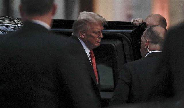 ABD Başkanı Trump, gittiği restoranda Gazze protestosuyla karşılaştı