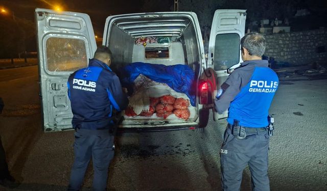 Kaçak avlanan 5 ton midye ele geçirildi