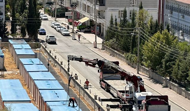 Haber sonrası konteynerler alınmaya başlandı