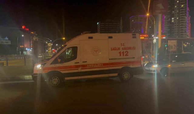 Malatya Caddesi’nde trafik kazası: Motosiklet sürücüsü yaralandı