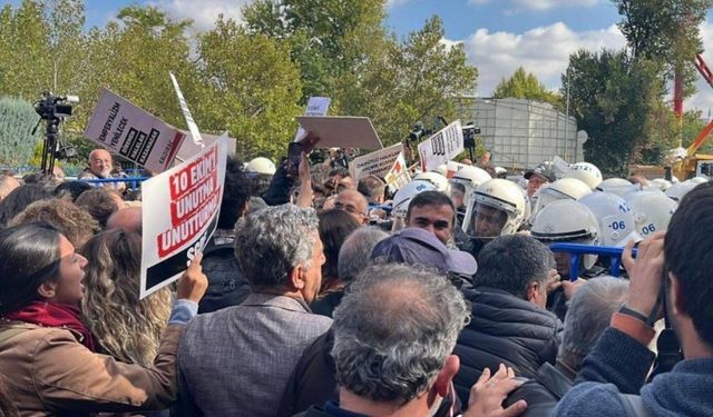 Ankara Gar Katliamı yürüyüşüne polis engeli