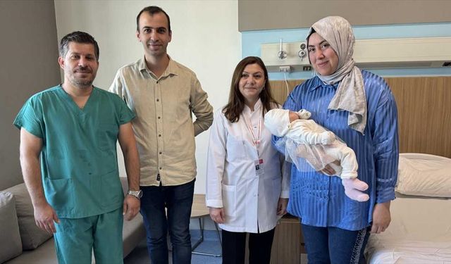 Eylül bebeğe kıkırdak dokusundan 'iman tahtası' yapıldı