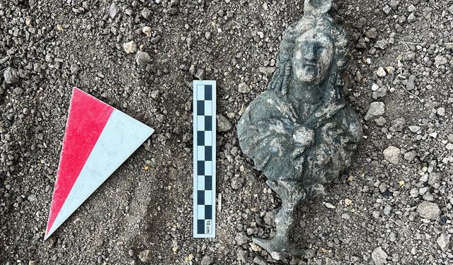 Satala Antik Kenti'nde Mısır Tanrıçası İsis'in bronz büstü bulundu