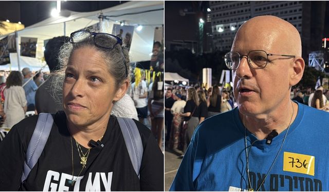 Tel Aviv'de Esirler İçin Büyük Gösteri: İsrailliler Netanyahu'ya İsyan Etti