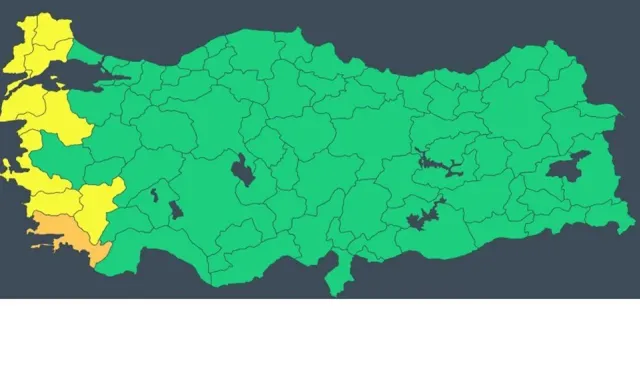 Meteorolojiden Kritik Uyarı: Muğla Turuncu Alarmda, 8 İl Sarı Kodla Tehlikede!