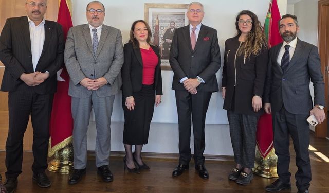 SATKOF Başkanı Bay, Mohammed Ali Lazreq’i ziyaret etti