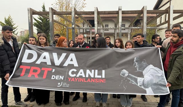 Malatya’da CHP Gençlik Kolları: “Masumiyet Karinesi İçin Dava TRT’de Yayınlansın”