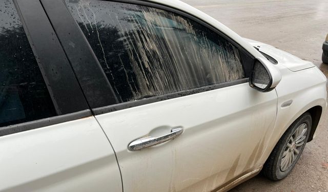 Malatya'da çamur yağdı