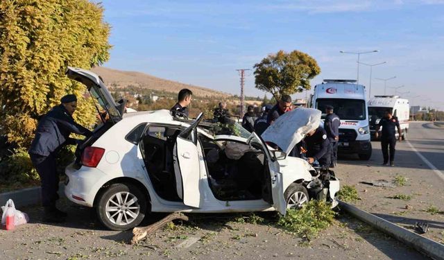 Elazığ’da ki feci kazada anne ve oğlu öldü