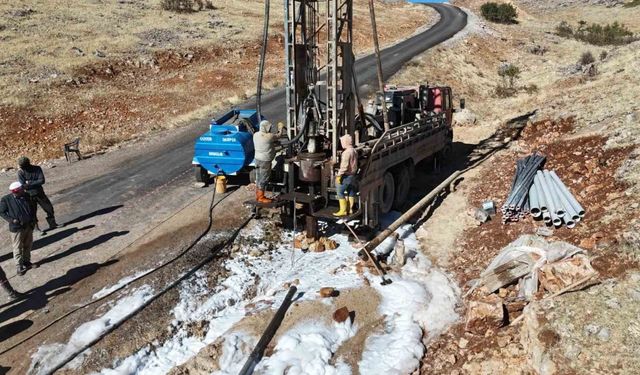 Elazığ’ın bir köyünde daha su hasreti sona erdi