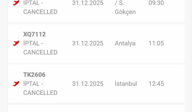 Diyarbakır'da uçak seferlerine kar engeli