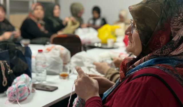 Yeşilyurt’ta Kadınlar Kışa Sanatla Meydan Okuyor!