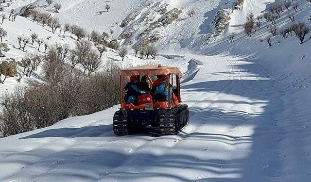 Nemrut’ta Zor Anlar: Paletli Araç Devrede