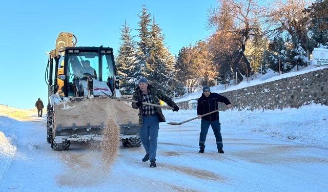 Arapgir’de Karla Mücadele Seferberliği