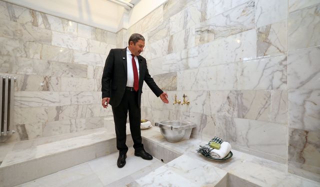 Darende Belediye hamamı restore edildi