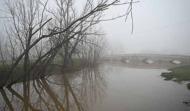 Meriç Nehri'nin debisi düşmeye başladı