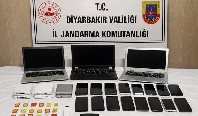 Diyarbakır'da dolandırıcılık ve yasa dışı bahis operasyonunda 5 şahsı tutuklandı
