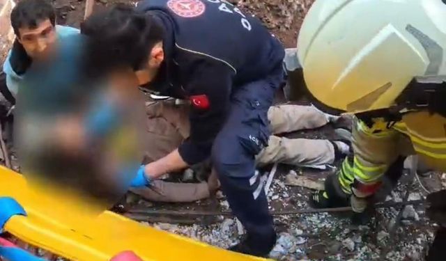 Diyarbakır'da inşaatta başına demir saplanan işçi ağır yaralandı