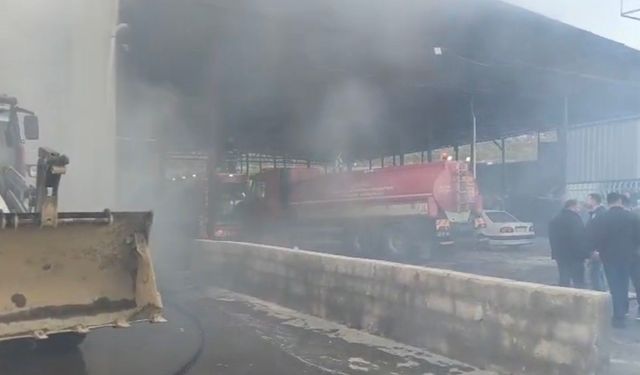 Gaziantep'te biber fabrikasında korkutan yangın
