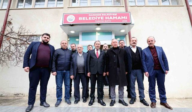 Malatya Darende'de yenilenen hamam hizmete açıldı