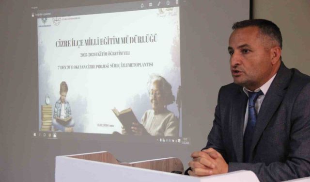 Şırnak Cizre'de 7'den 70'e Okuyan Cizre Projesi süreç izleme ve değerlendirme toplantısı