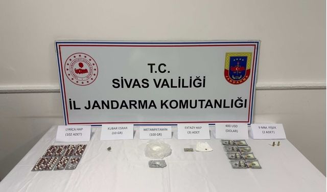Sivas Şarkışla'da uyuşturucu operasyonu: 3 tutuklama