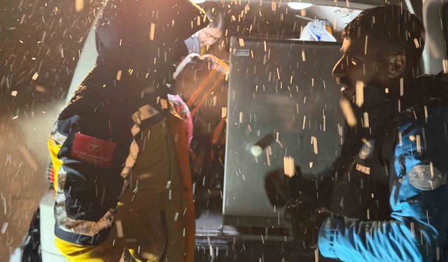 Tunceli'de Ovacık'ta hayat kurtaran müdahale