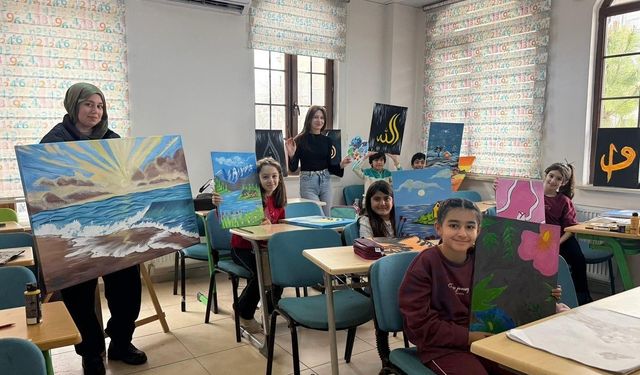 Yeşilyurt Belediyesi'nden çocuklara sanat dolu bir yolculuk