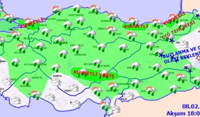 Meteoroloji uyardı: Malatya’da akşam saatlerine dikkat!